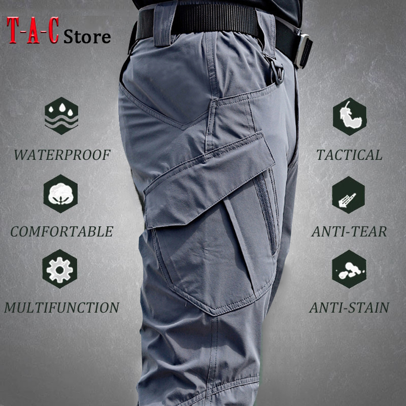 Fishing Pants Waterproof - Celana Kargo Taktis Celana Panjang Kamuflase
