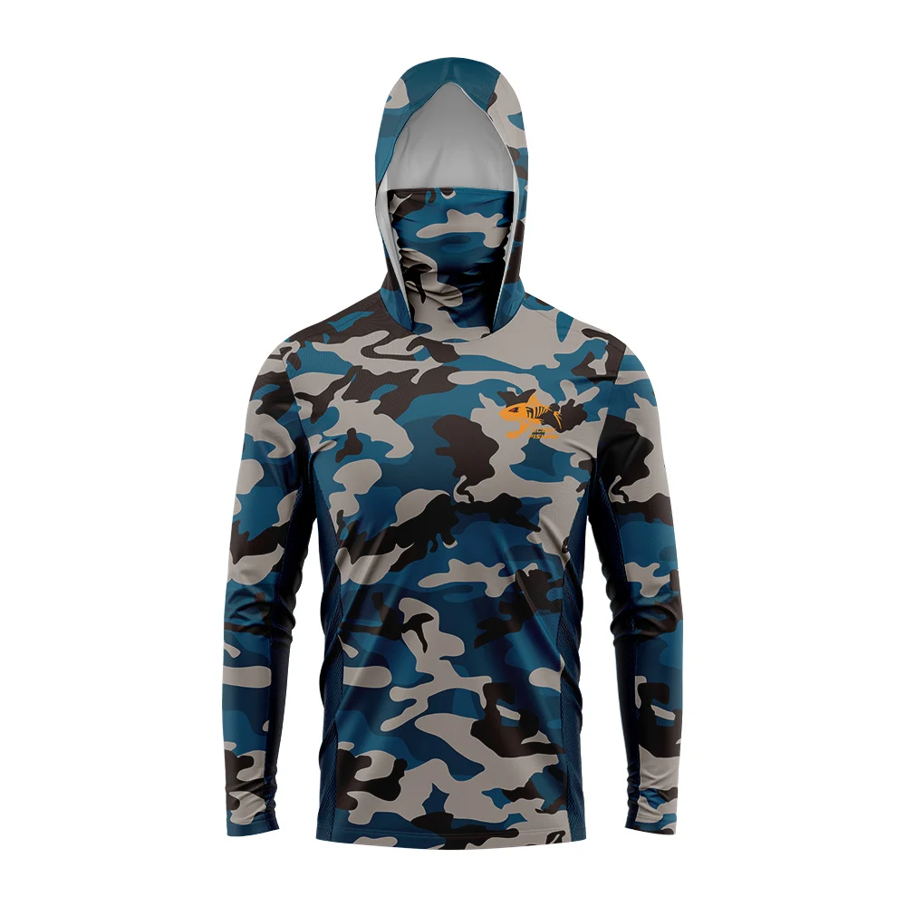 Hoodie Pancing dengan Motif Ka - Fishing Mask Sun Protection ulasan dan harga