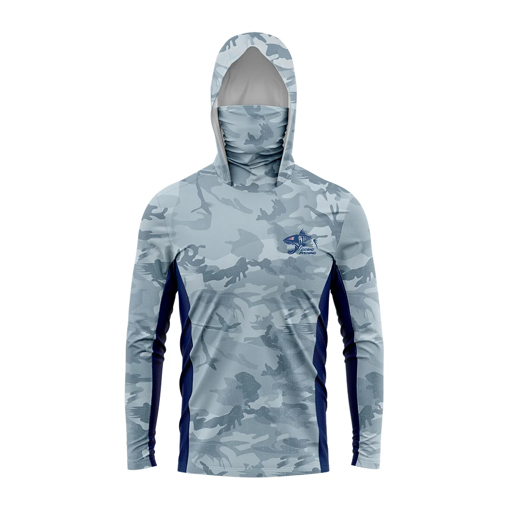 Hoodie Pancing dengan Motif Ka - Fishing Mask Sun Protection ulasan dan harga