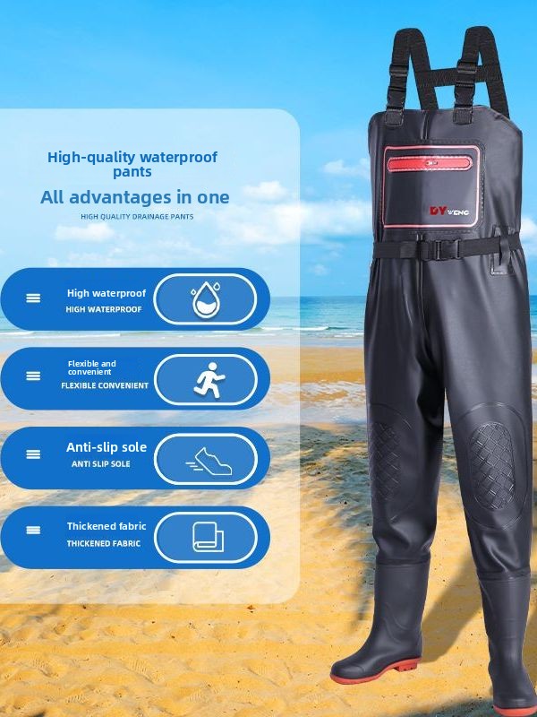 Celana Panjang Anti Air Tebal  - Fishing Rain Suit ulasan dan harga