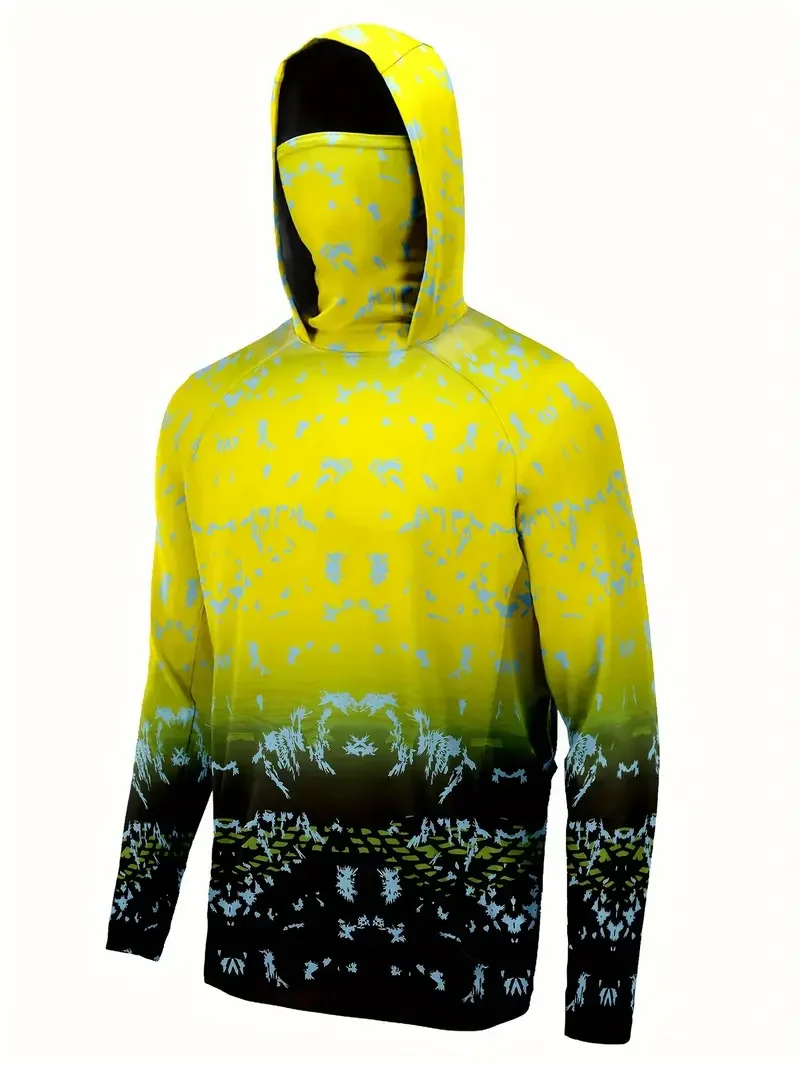 Baju Memancing dengan Tudung,  - Fishing Mask Sun Protection ulasan dan harga