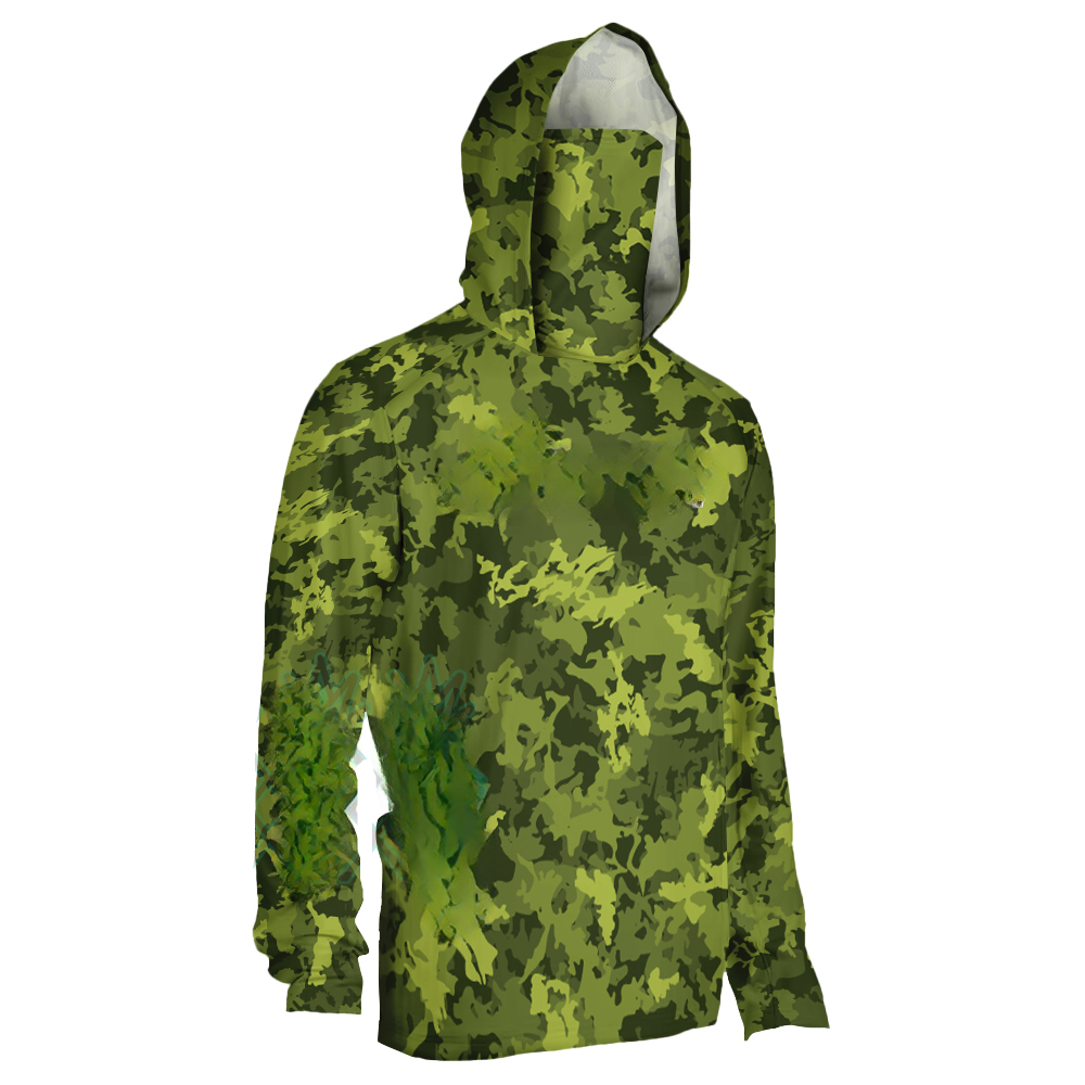 Hoodie Pancing Pria Motif Kamu - Fishing Mask Sun Protection ulasan dan harga